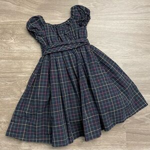 Ralph Lauren Plaid Dress - Navy and Red